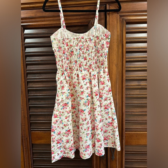 Lavand Bud-dy System White Floral Print Dress size large NWOT - Picture 6 of 14